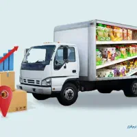 ماشین یخچالدار با راننده