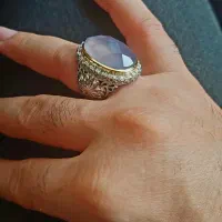 انگشتر جواهر عقیق نقره مردانه|جواهرات|شیراز, زند|دیوار