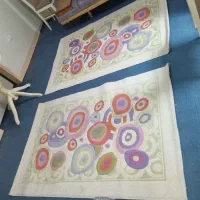 دو عدد فرش ماشینی 2 متری (۱.۸ در ۱.۲)