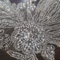 اپلیکه جواهردوزی لباس مجلسی و عروس|لباس|تبریز, |دیوار