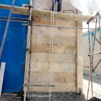 با سلام  سنگکاری ساختمان  نما پله سرامیک  وغیره
