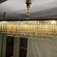 لوستر 16شاخه طلایی
