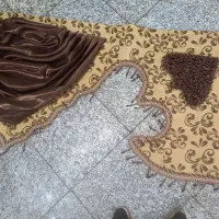 کتیبه قهوه‌ای رنگ|پرده، رانر، رومیزی|مشهد, خواجه ربیع|دیوار