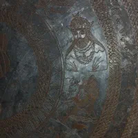 مجمع مسی آنتیک کم نظیر|کلکسیون اشیاء عتیقه|تبریز, |دیوار