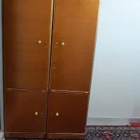 کمد لباس دو لنگه دو طبقه  در حد نو