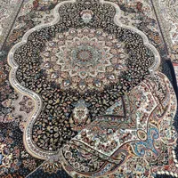 فرش سرمه ای۱۲متری۷۰۰شانه تراکم۲۵۵۰/کاملا نو و آک|فرش|اصفهان, بهاران|دیوار
