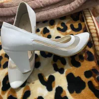 کفش مجلسی سفید نو