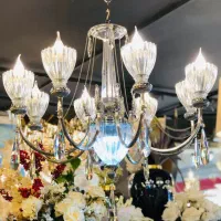 لوستر پذیرایی نقره ای