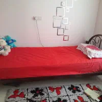 فروش تخت فرفورژه همراه تشک رویال اصل تک نفره