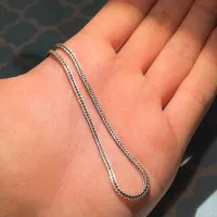 زنجیر نقره طرح ماری