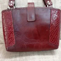 کیف چرم طبیعی دست دوری  ،،چرم گاو