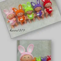 بافتنی عروسک بزرگ کوچک هدیه سیسمونی نی نی