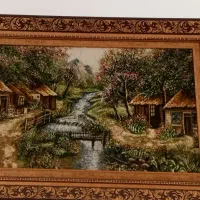 تابلو فرش پشم و ابریشم