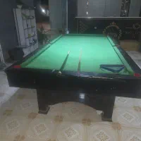 میز بیلیارد پیرامید ترک ۹ فوت سنگ ۳ تکه