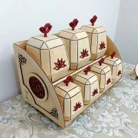 پاسماوری چوبی|ظروف سرو و پذیرایی|ری, شهرری|دیوار