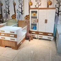 تخت و کمد نوزاد|تخت و سرویس خواب|اراک, |دیوار