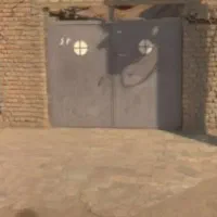درب حیاط بزرگ ۲ونیم در ۲و۴۰