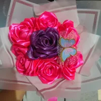 گل روبانی|گل مصنوعی|شیراز, کوزه گری (مقر)|دیوار