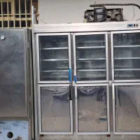 فریزر صنعتی 6درب و دستگاه بخار رستورانی