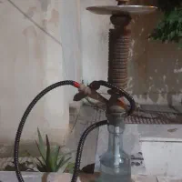 قلیان چوب سرخ و چوب گردو