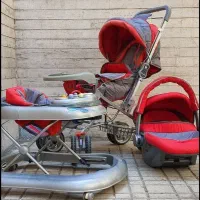 سرویس کالسکه و روروئک دلیجان وکریر chicco