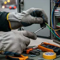 برقکار ساختمان در بهارستان . برقکار.