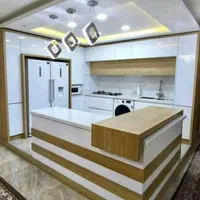 کمددیواری کابینت ام دی اف کاری نصب درب چوبی|خدمات پیشه و مهارت|مشهد, رسالت|دیوار