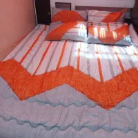 سرویس خواب دونفره به همراه خوشخواب و روتختی مخمل|تخت و سرویس خواب|تهران, تاکسیرانی|دیوار