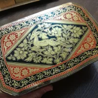 صندوقچه قدیمی فلزی قفلدار