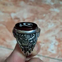 انگشتره حکاکی شده تیتانیوم|بدلیجات|کرمان, |دیوار