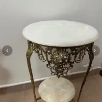 میز برنز دو طبقه سنگین وزن