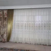 پرده پذیرایی با دستک مخمل