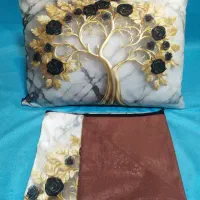 روبالشی مخمل سه بعدی|رختخواب، بالش، پتو|مشهد, طبرسی شمالی|دیوار