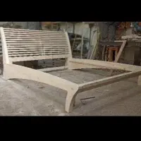 تخت خواب چوبی|تخت و سرویس خواب|اصفهان, ارداجی|دیوار