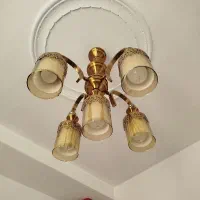 لوستر 5شاخه|لوستر و چراغ آویز|اسلام‌شهر, شهرک مفیدی|دیوار