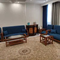 سرویس مبل هفت نفره چوبی کلاسیک