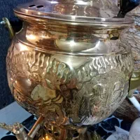 سماور گازی برنجی