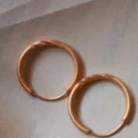 گوشواره حلقه ای طرحدار