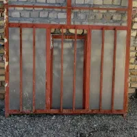 دوعدد پنجره اهنی