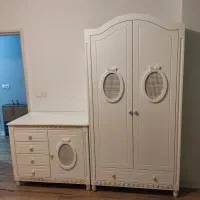 کابینت کمد کورین پله چوبی درب ماربل‌شیت ترموود و..|خدمات پیشه و مهارت|رشت, گلسار|دیوار