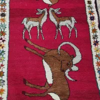 ۲تخته فرش دستبافت بختیاری