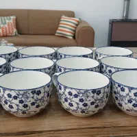 سرویس چای خوری گل آبی ترند|ظروف سرو و پذیرایی|کوهسار (البرز), |دیوار