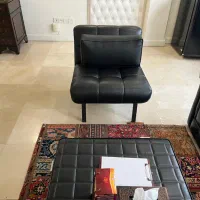 فروش یک دست مبل چرم برند ارتاژ دیزاین|مبلمان اداری|تهران, ونک|دیوار