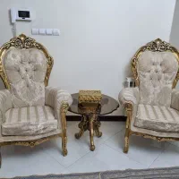 ست مبلمان 7 نفره ومیز نهار خوری 4 نفره