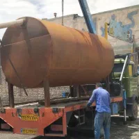 تانکر ذغال چهارتنی با تمامی وسایل تولیدی ذغال