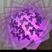 گل رز جاودان و بوکت پروانه|گل مصنوعی|شاهینشهر, عطار|دیوار