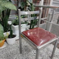 صندلی استیل دست دوم