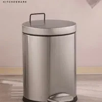 سطل پدالی استیل لیمون|لوازم نظافت|ری, دیلمان|دیوار