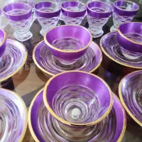 سرویس کریستال ژاپن  (حک شده)