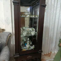 بوفه رنگ چوب کاملا سالم